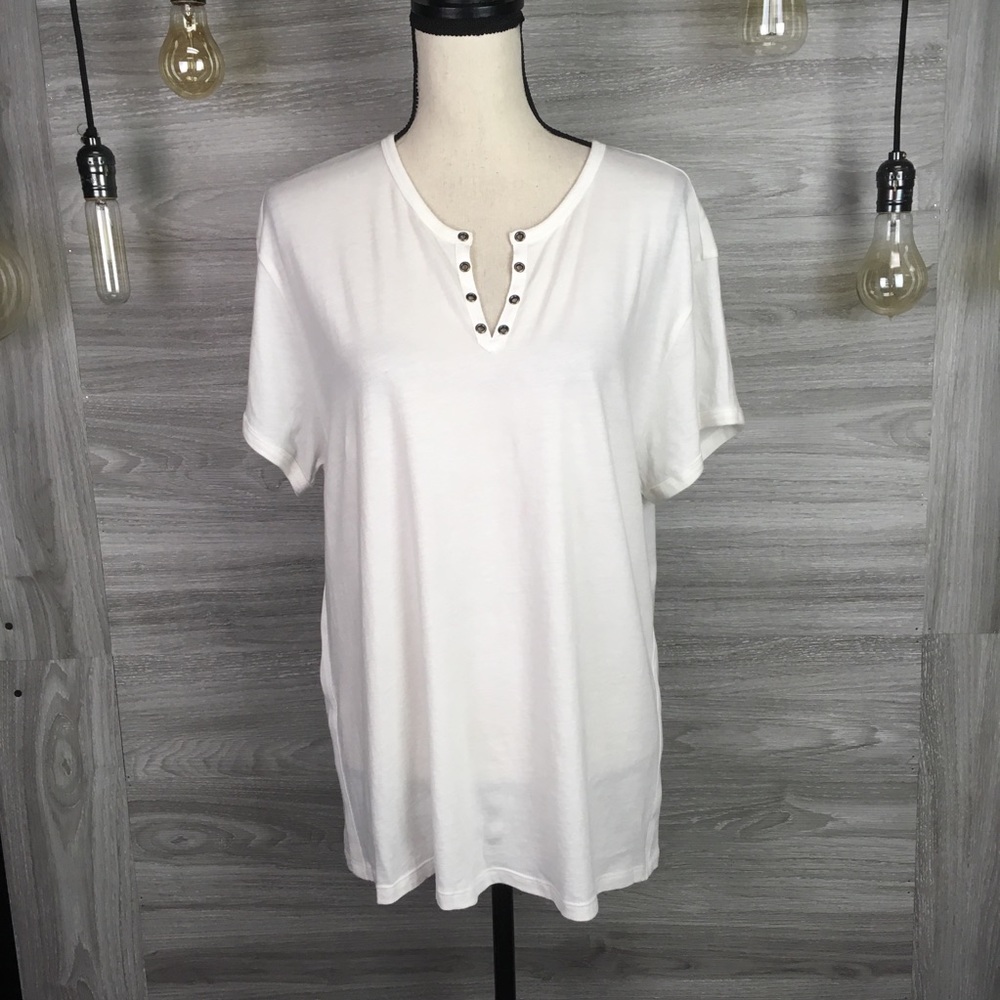 John Varvatos USA V neck River Tee Size XL